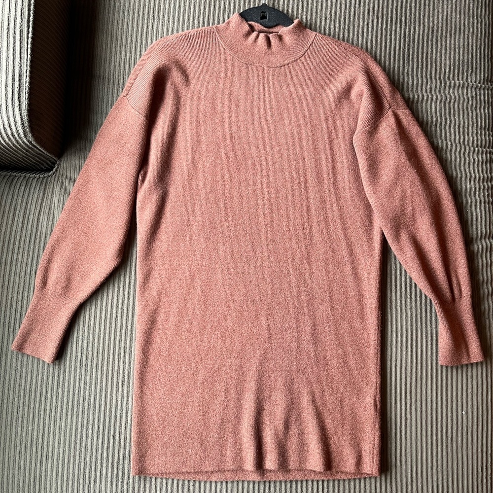 NWOT Abercrombie Everyday Mockneck Mini Sweater Dress